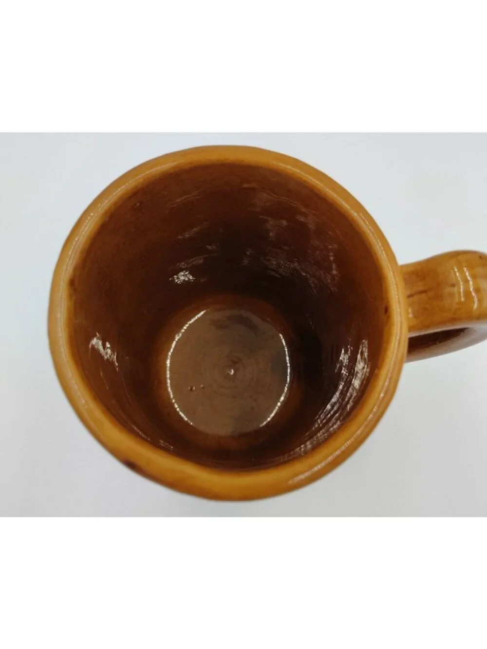 Gesundheit Brown Stoneware Beer Mug Vintage Embossed German Style Stein Cup